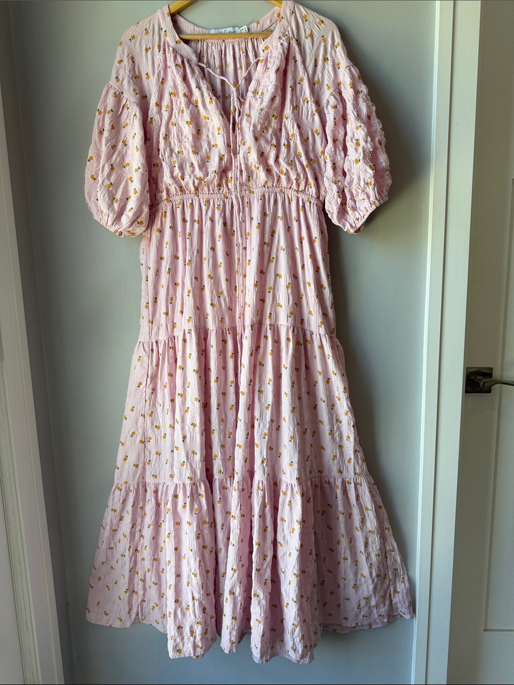 Petal & Pup Pink Floral Annie Maxi Dress - Picture 3 of 8